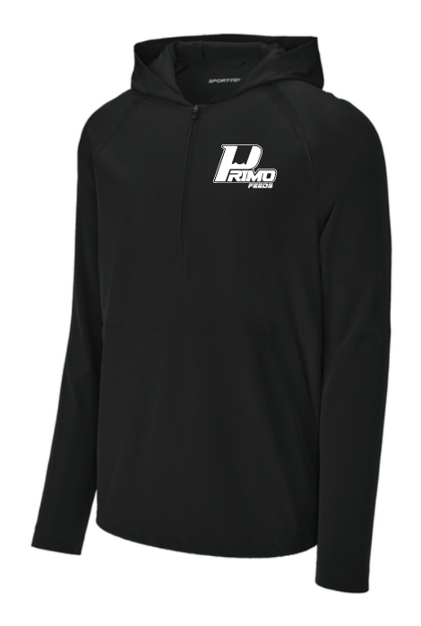 Primo Repeat 1/2-Zip Long Sleeve Hooded Jacket
