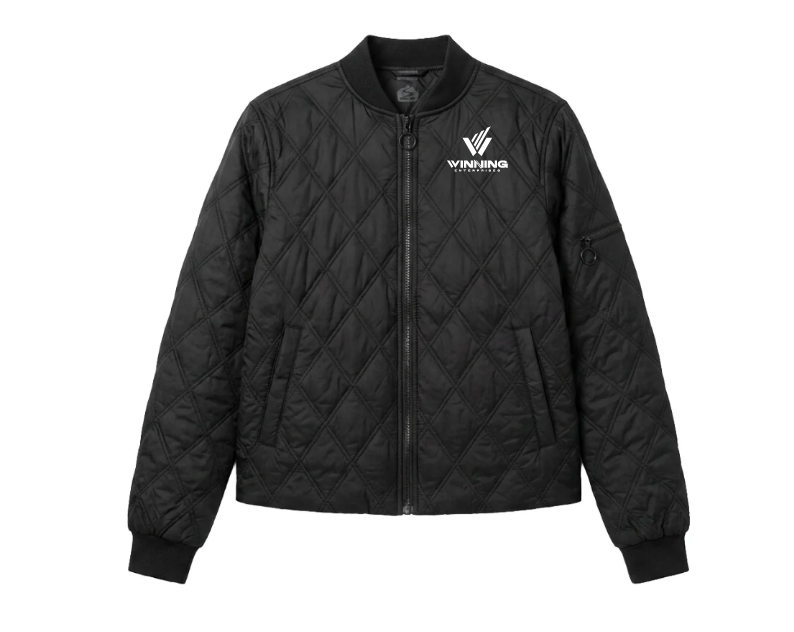 Primo Women's Quilted Bomber Jacket
