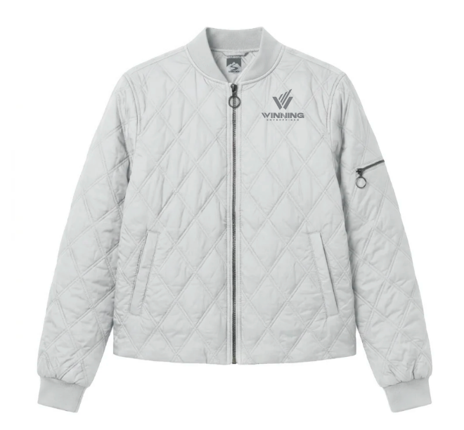 Primo Women's Quilted Bomber Jacket