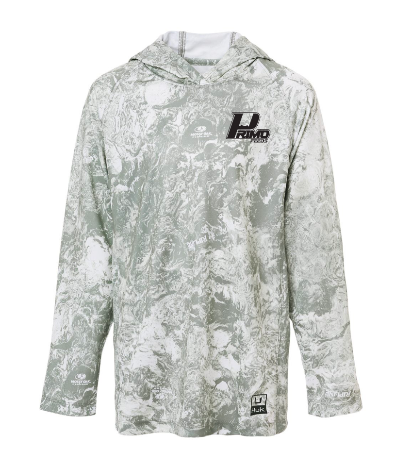 Primo Mossy Oak Printed Hooded Long Sleeve T-Shirt