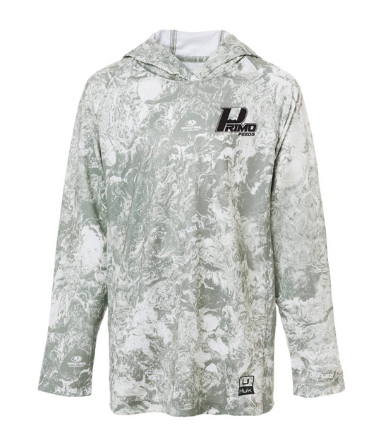 Primo Mossy Oak Printed Hooded Long Sleeve T-Shirt