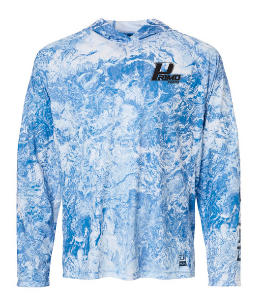 Primo Mossy Oak Printed Hooded Long Sleeve T-Shirt