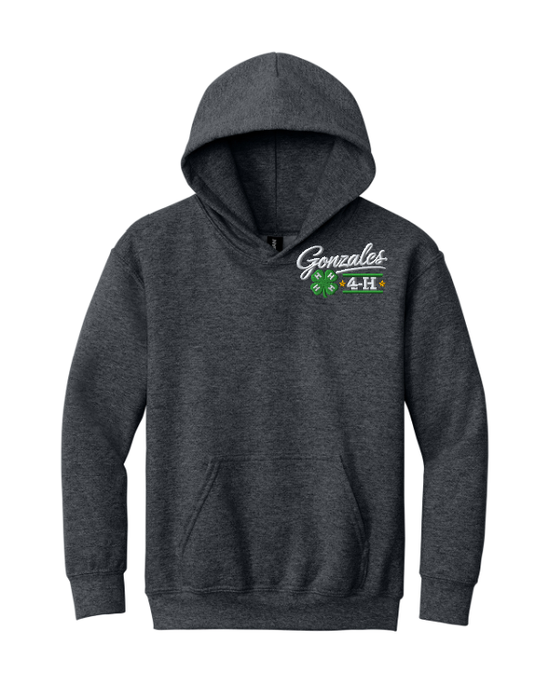 Gonzales 4-H  Gildan Hooded Sweatshirt