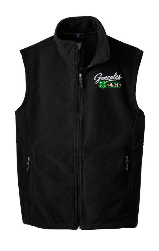Gonzales 4-H Port Authority Fleece Vest
