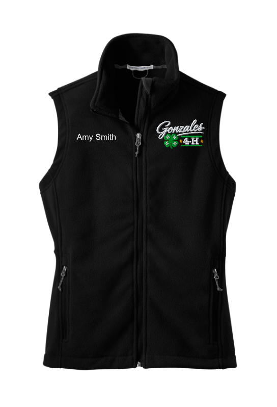 Gonzales 4-H Port Authority Fleece Vest