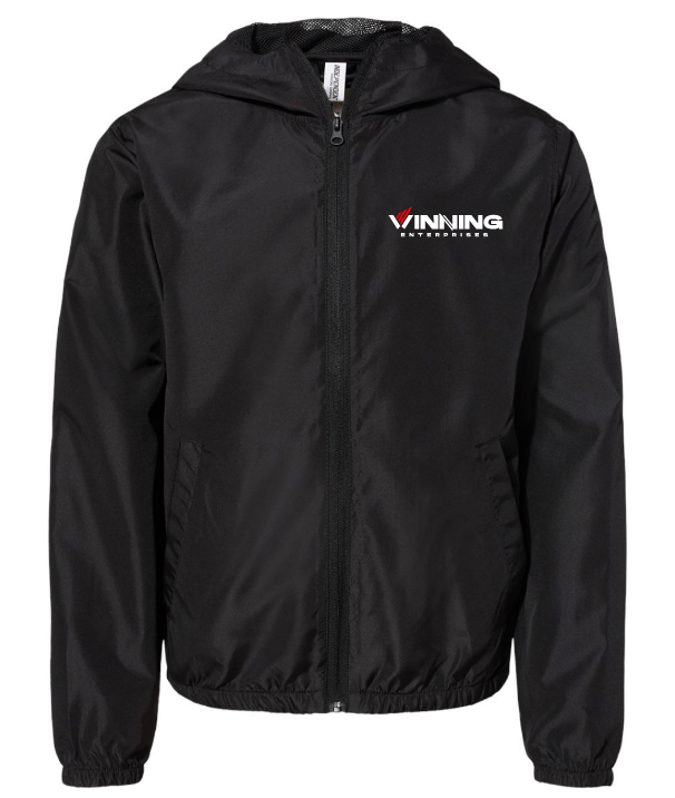 Primo Youth Lightweight Windbreaker Full-Zip Jacket