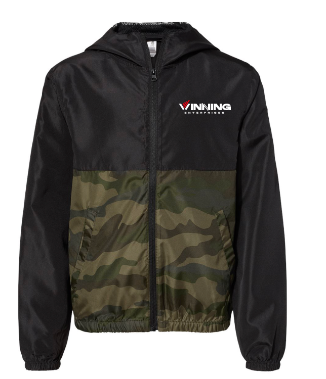 Primo Youth Lightweight Windbreaker Full-Zip Jacket