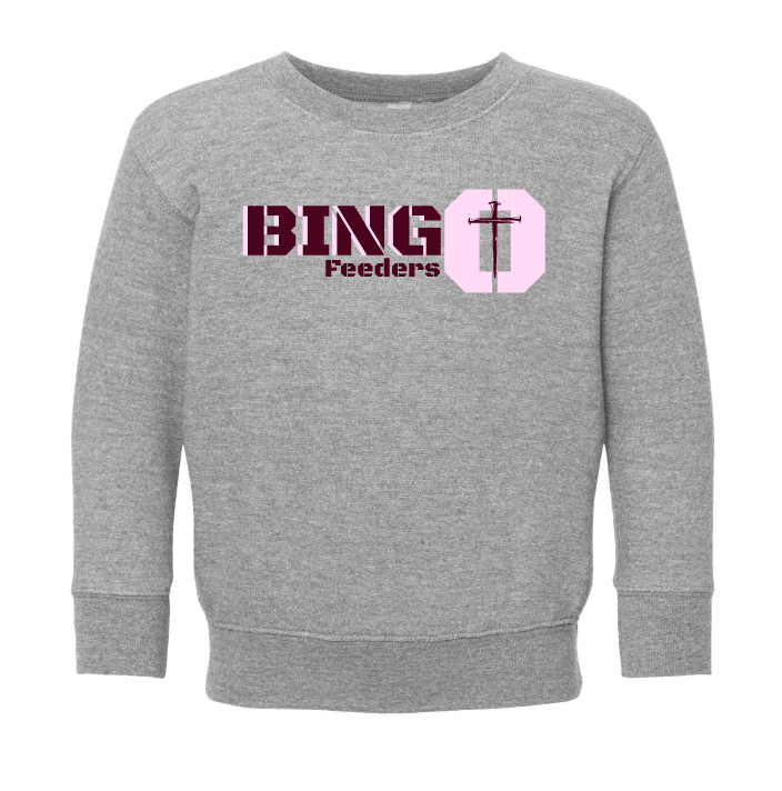 Bingo Toddler Toddler Fleece Crewneck Sweatshirt