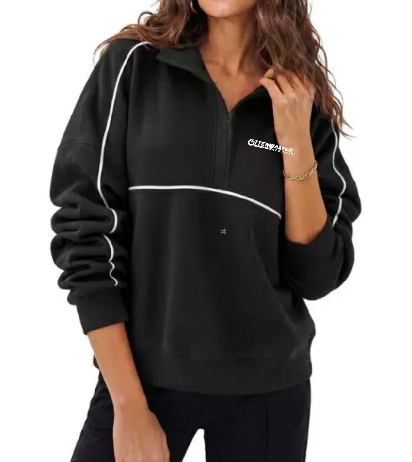 Ottenwalter Women's Oversized Zippered Front Pullover