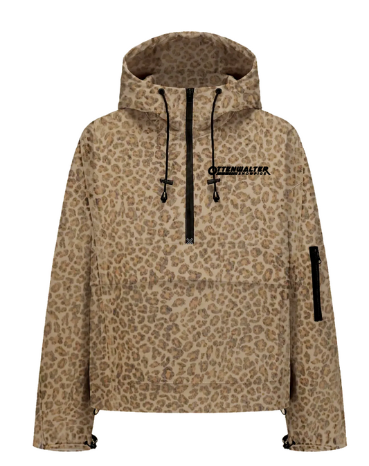 Ottenwalter Leopard Oversized Windbreaker
