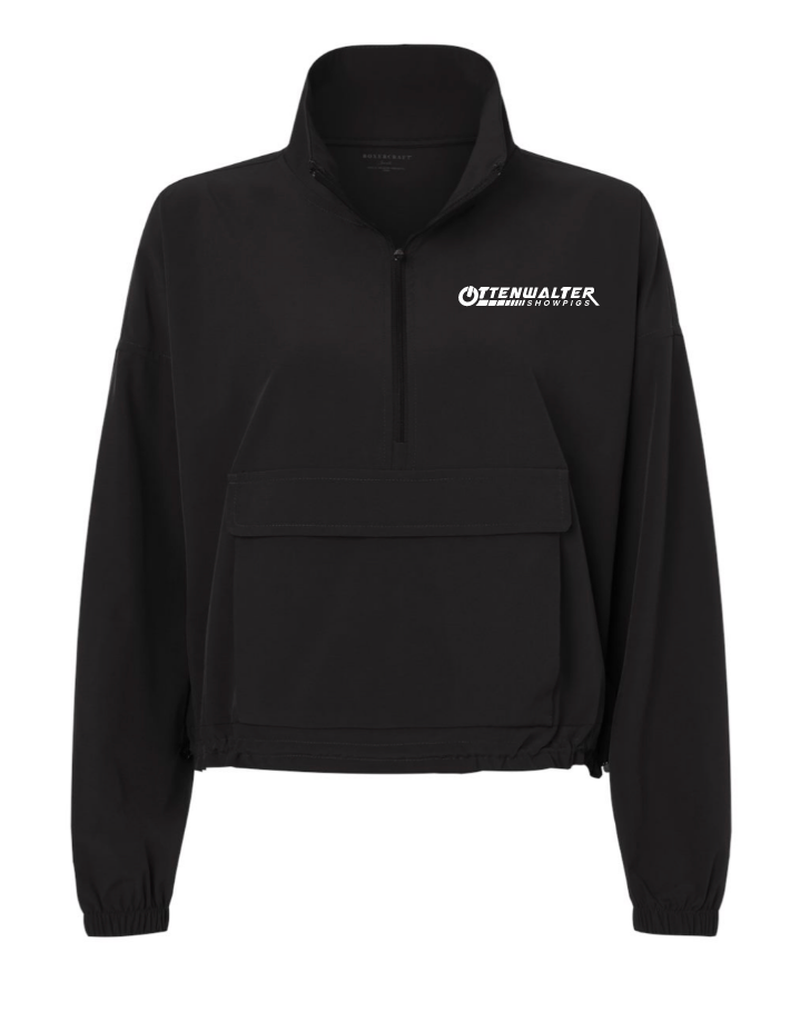 Ottenwalter Women's Stretch Woven Quarter-Zip Pullover