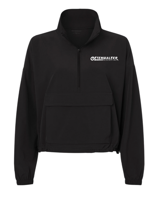 Ottenwalter Women's Stretch Woven Quarter-Zip Pullover