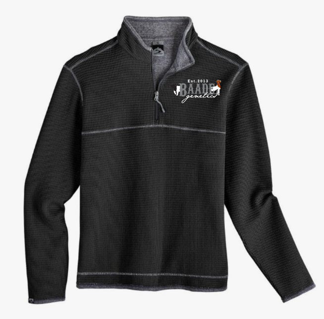 Baade Men's Waffle Knit Quarter Zip