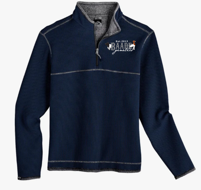 Baade Men's Waffle Knit Quarter Zip