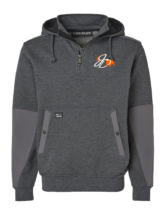 JD Showpigs Rain Mission Quarter-Zip Hooded Pullover