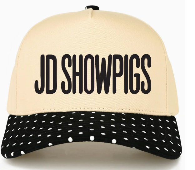 JD Showpigs  Snapback Canvas Hat