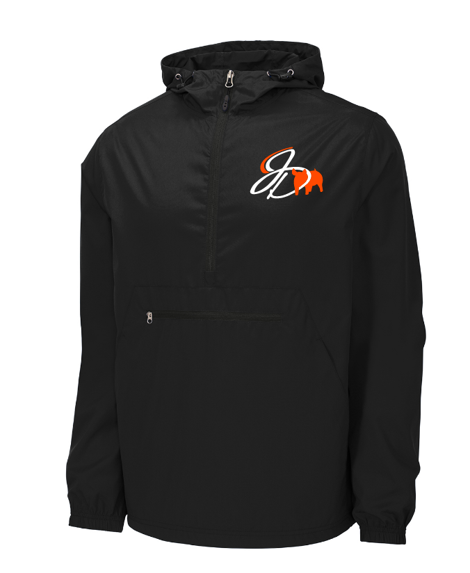 JD Showpigs Zipped Packable Anorak