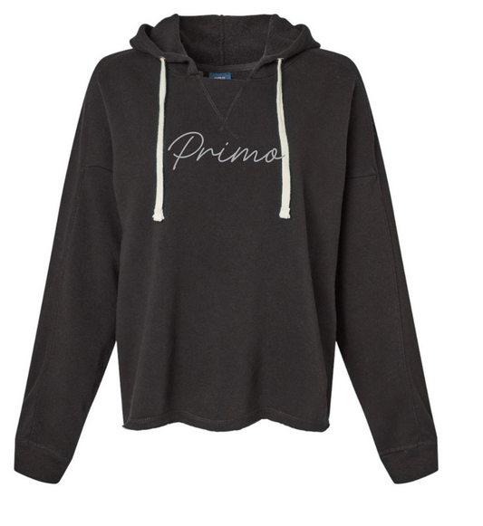 Primo Women's Angel Fleece Crop Hooded Sweatshirt