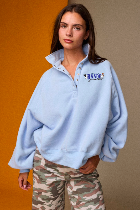 Baade Women's Piper Snap Button Collared Sweater